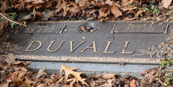 Duvall grave