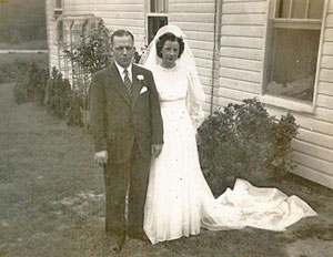 Walter and Dot wedding