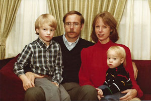 Ron, Joni and boys
