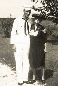 Roland Ripple and his mom